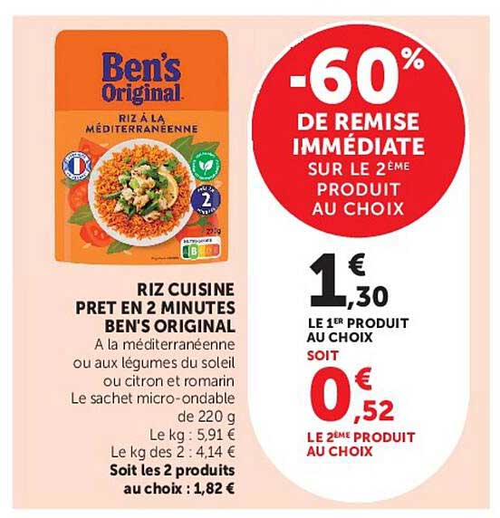 Ben's Original Riz à la méditerranéenne