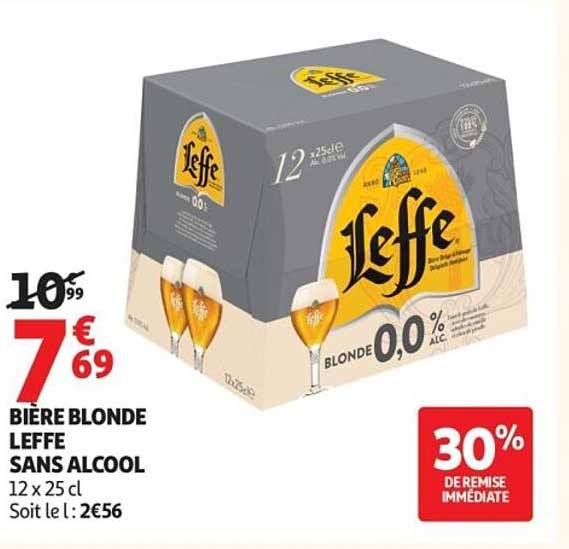 BIÈRE BLONDE LEFFE SANS ALCOOL