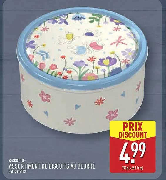 BISCOTTO ASSORTIMENT DE BISCUITS AU BEURRE