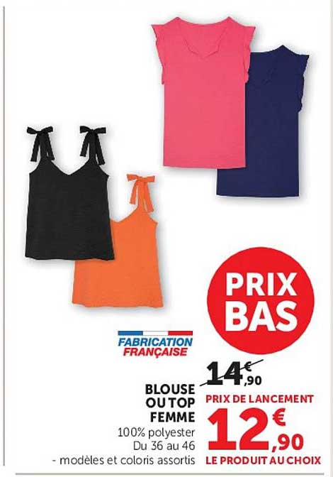 BLOUSE OU TOP FEMME