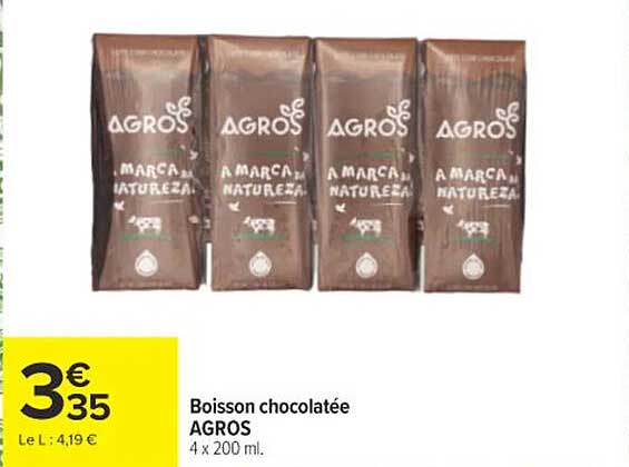 Boisson chocolatée AGROS