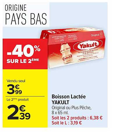 Boisson Lactée YAKULT