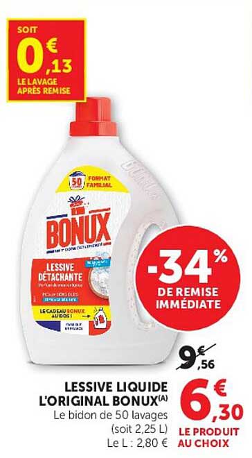 BONUX LESSIVE LIQUIDE