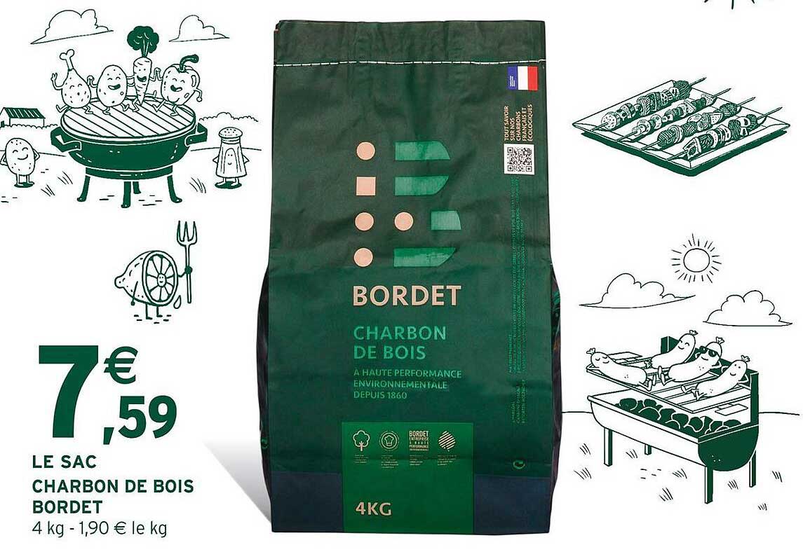 Bordet Charbon de bois