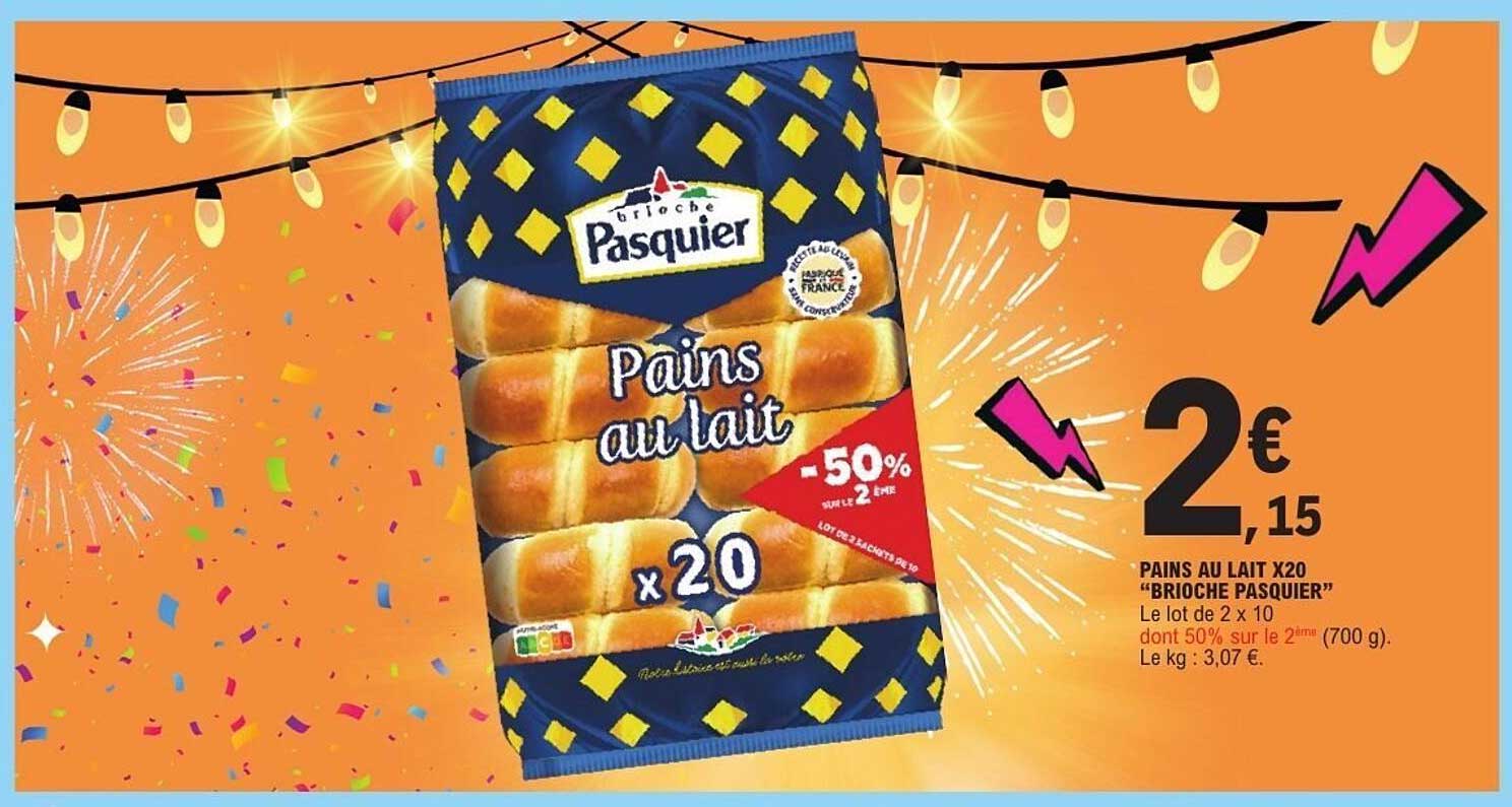 Brioche Pasquier Pains au lait