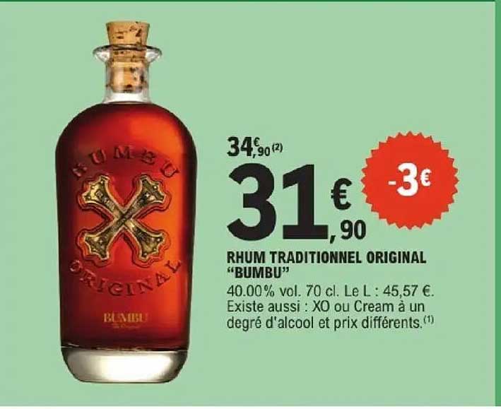BUMBU RHUM TRADITIONNEL ORIGINAL