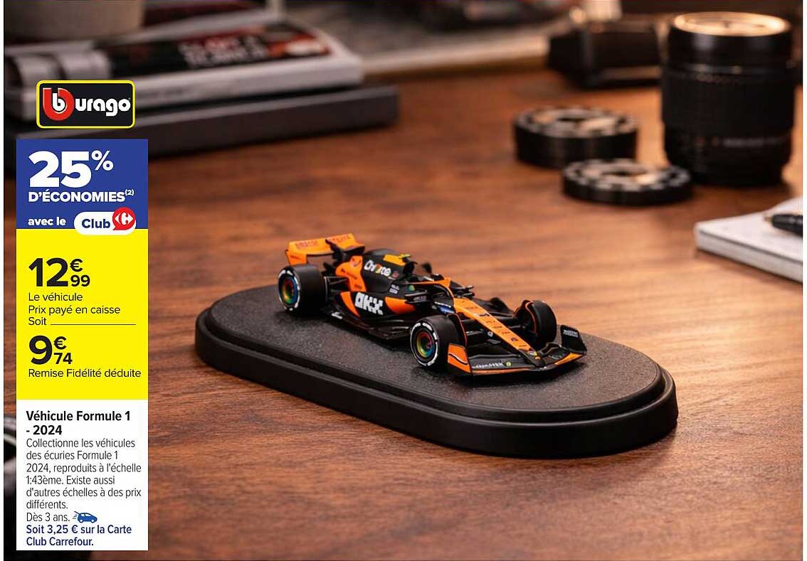 Burago Véhicule Formule 1 - 2024