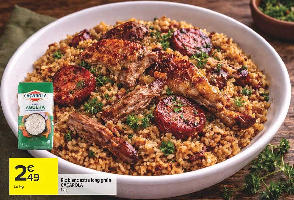 CAÇAROLA Riz blanc extra long grain
