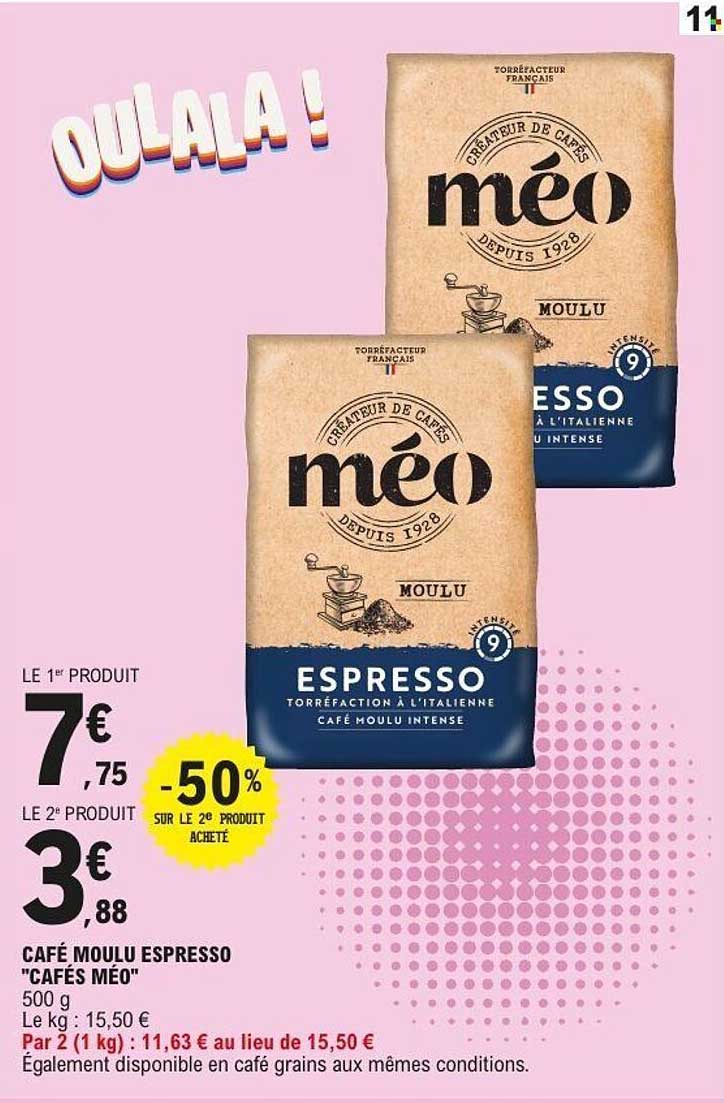 Cafés Méo Espresso