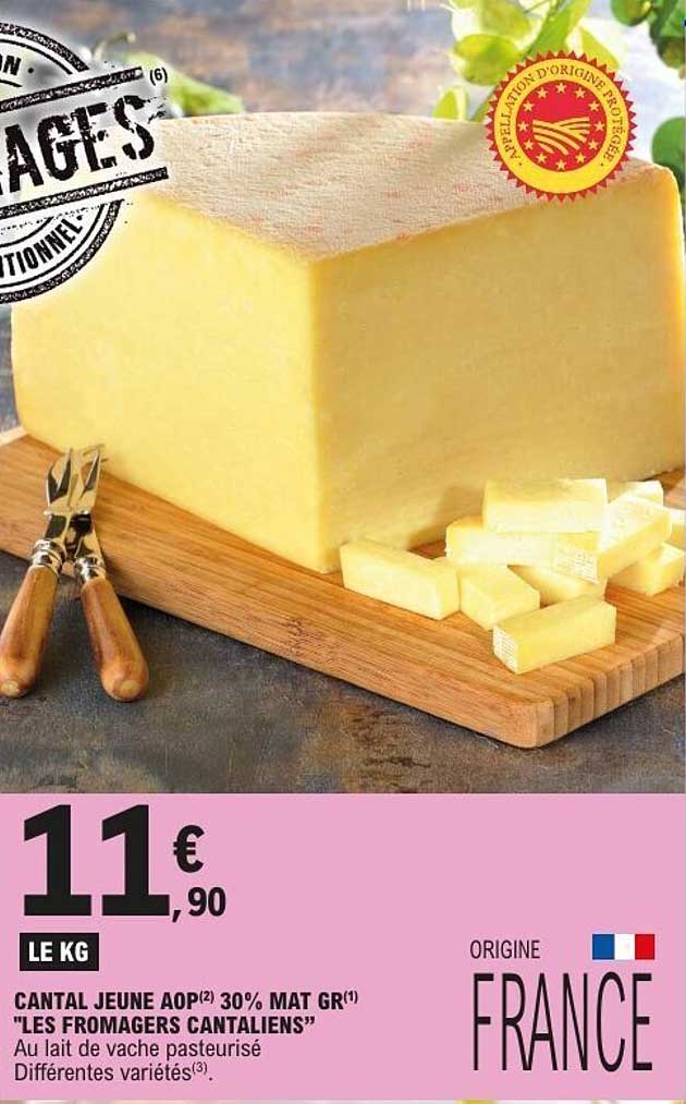 CANTAL JEUNE AOP "LES FROMAGERS CANTALIENS