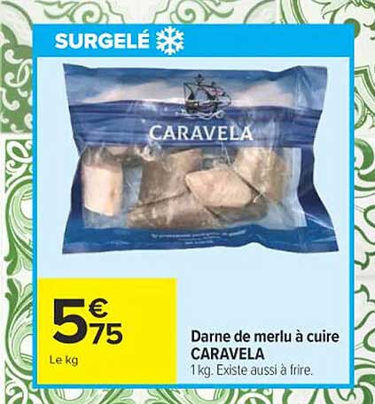 CARAVELA Darnes de merlu à cuire