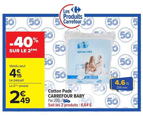 Carrefour Baby Cotton Pads