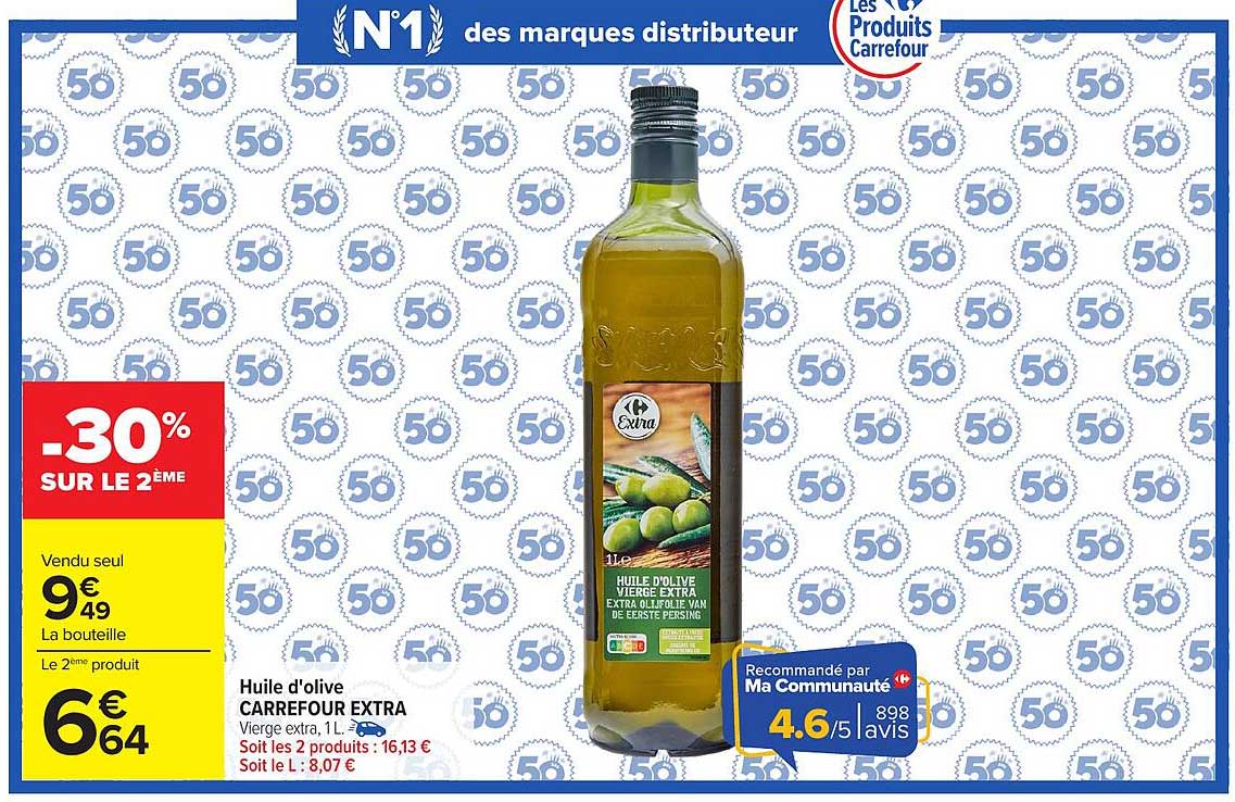 CARREFOUR EXTRA Huile d'olive