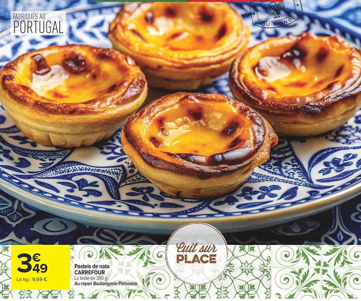 CARREFOUR Pasteis de nata