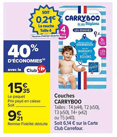 CARRYBOO de nos Régions