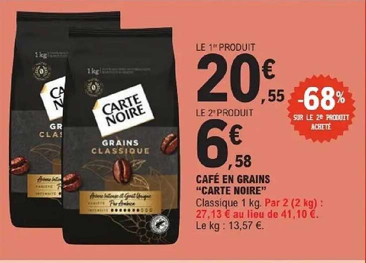 Carte Noire Grains Classique