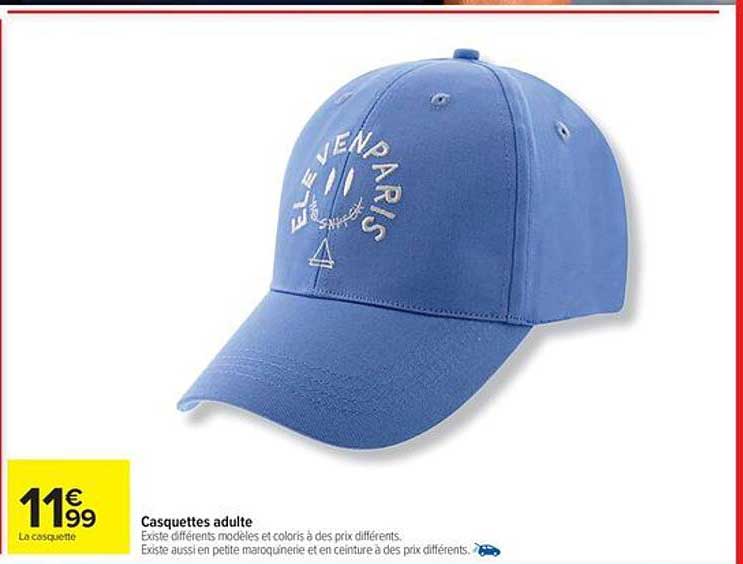 Casquettes adulte