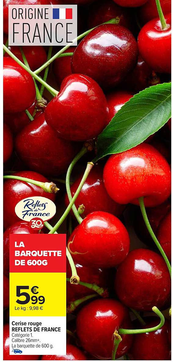 Cerise rouge REFLETS DE FRANCE