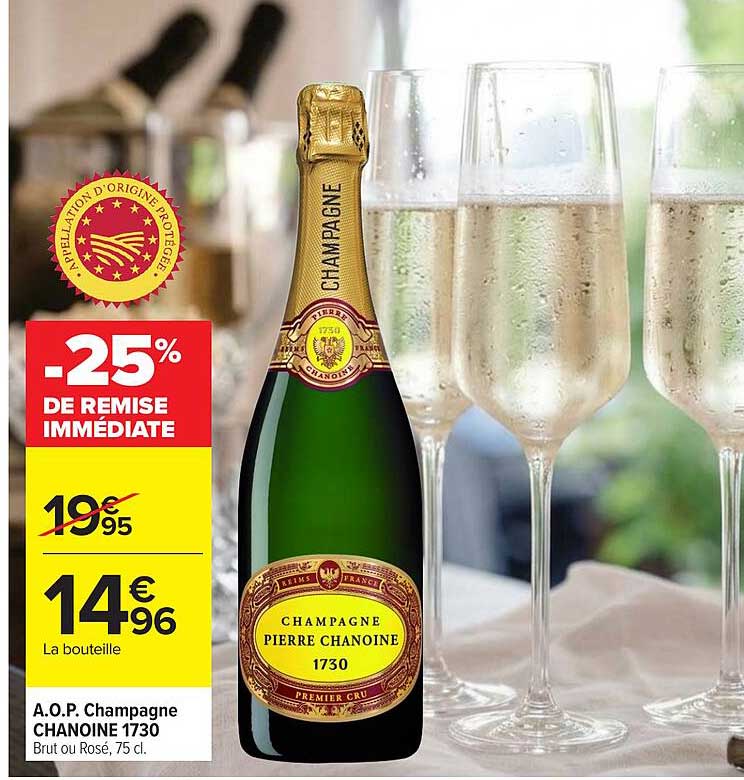 Champagne PIERRE CHANOINE 1730