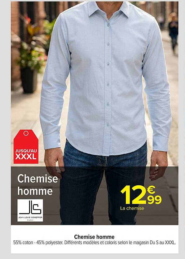 Chemise homme