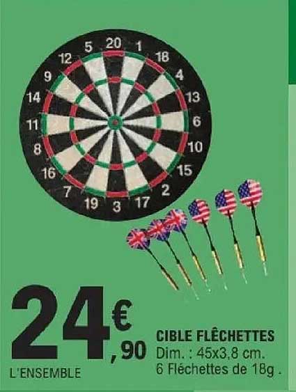 CIBLE FLÉCHETTES