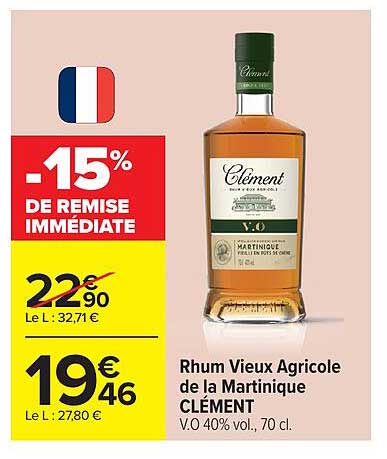 Clément Rhum Vieux Agricole de la Martinique