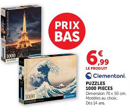 Clementoni PUZZLES 1000 PIECES