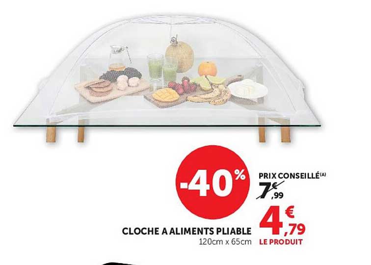 CLOCHE A ALIMENTS PLIABLE
