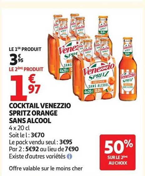Cocktail Venezio Spritz Orange Sans Alcool