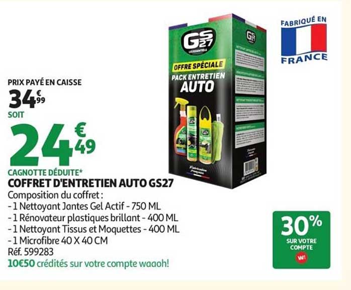 Coffret d'entretien auto GS27