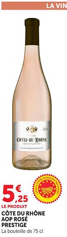 CÔTE DU RHÔNE AOP ROSÉ PRESTIGE