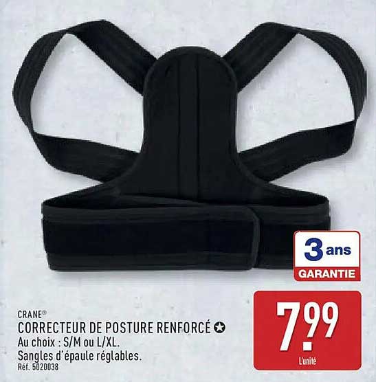 CRANE CORRECTEUR DE POSTURE RENFORCÉ