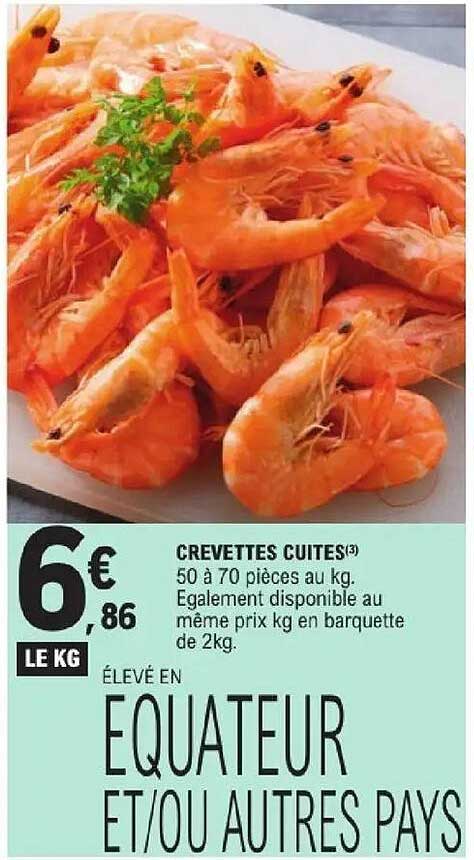 CREVETTES CUITES