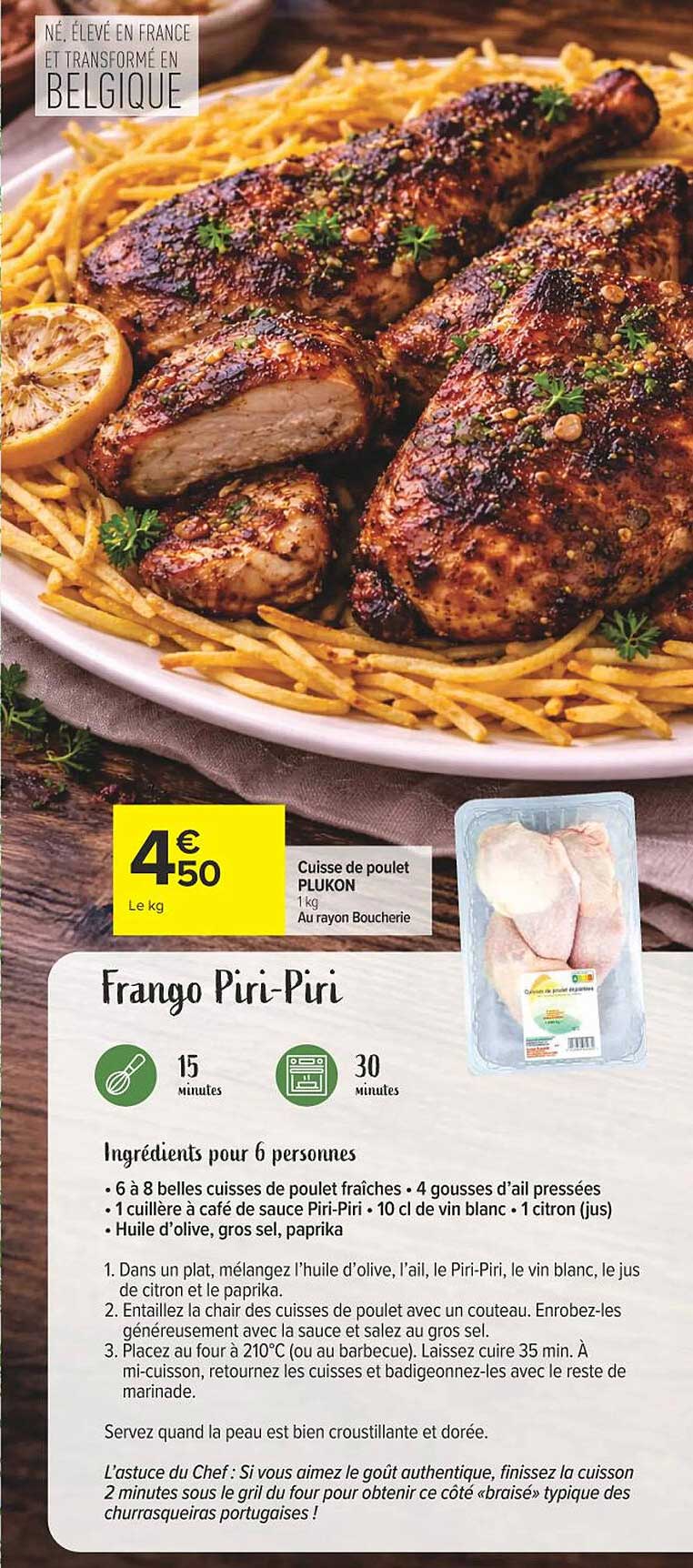 Cuisse de poulet PLUKON