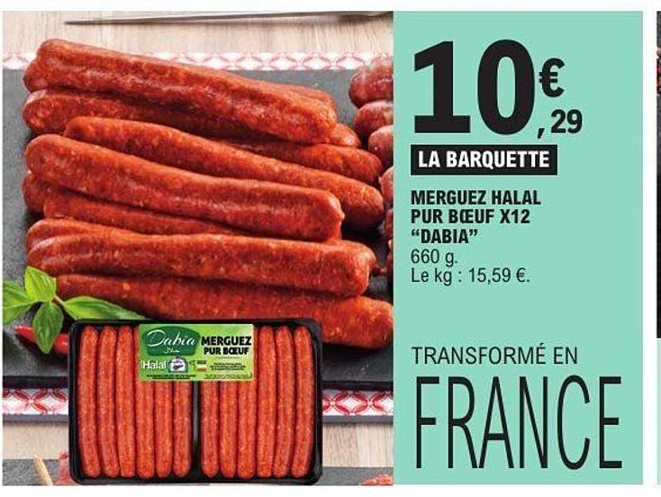 Dabia Merguez Pur Boeuf