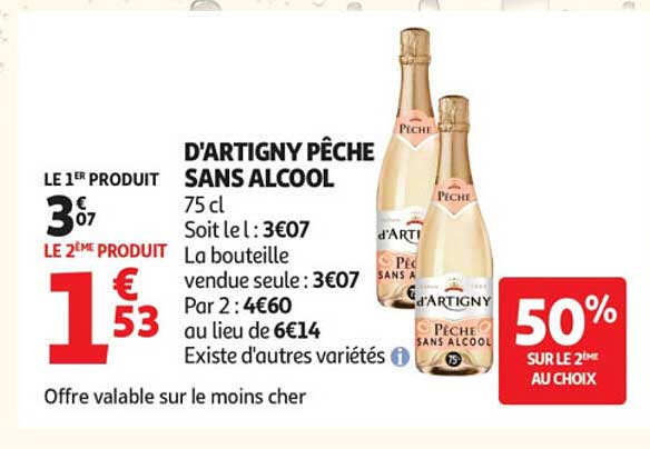 D'ARTIGNY PÊCHE SANS ALCOOL