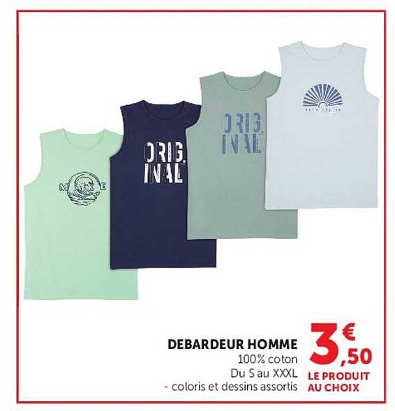 DEBARDEUR HOMME