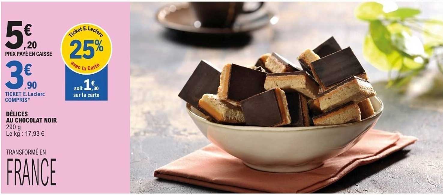 DÉLICES AU CHOCOLAT NOIR