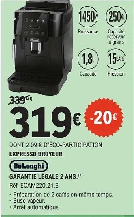 DeLonghi EXPRESSO BROYEUR