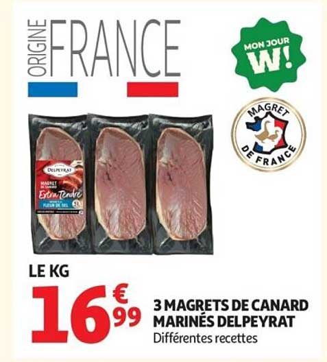 Delpeyrat 3 Magrets de canard marinés