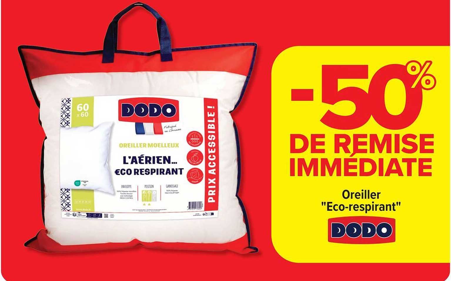 DODO Oreiller Eco-respirant
