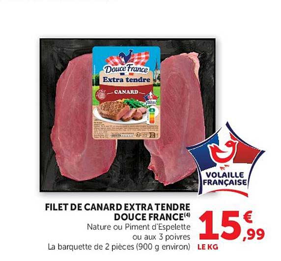 Douce France Extra tendre Canard