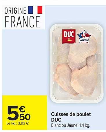 DUC Cuisses de poulet