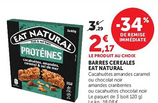 EAT NATURAL PROTÉINES