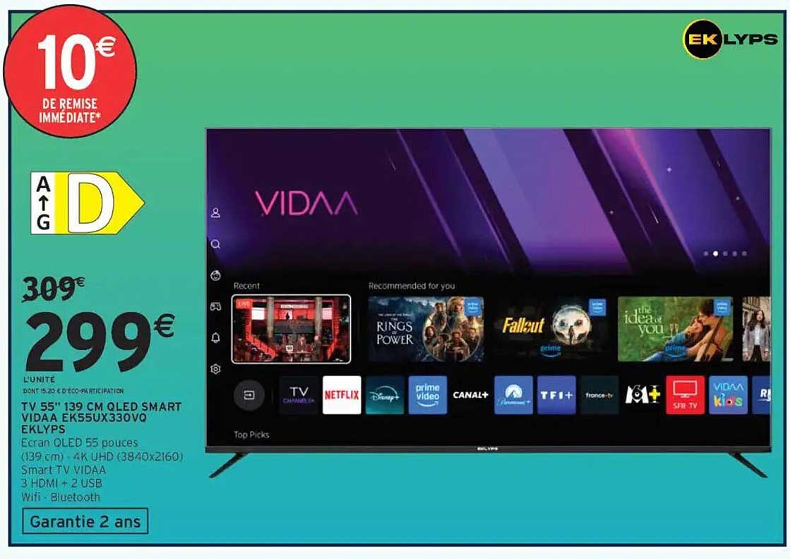 EKLYPS VIDAA EK55UX330VD