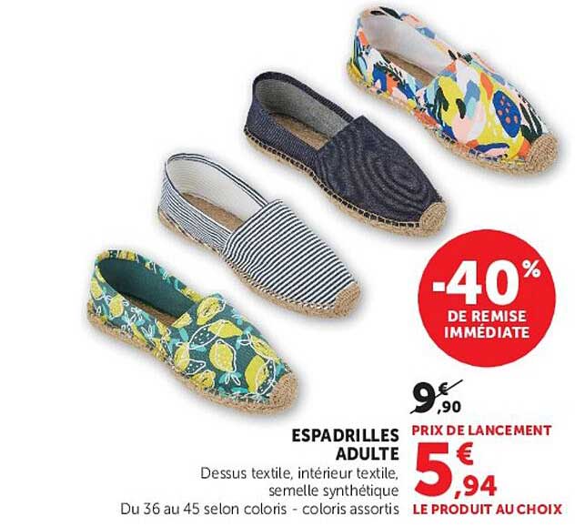 ESPADRILLES ADULTE