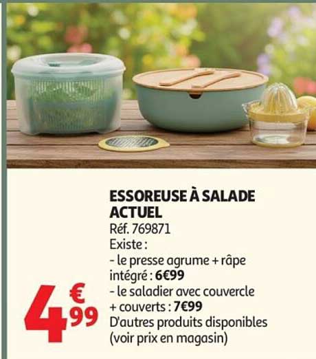 ESSOREUSE À SALADE ACTUEL