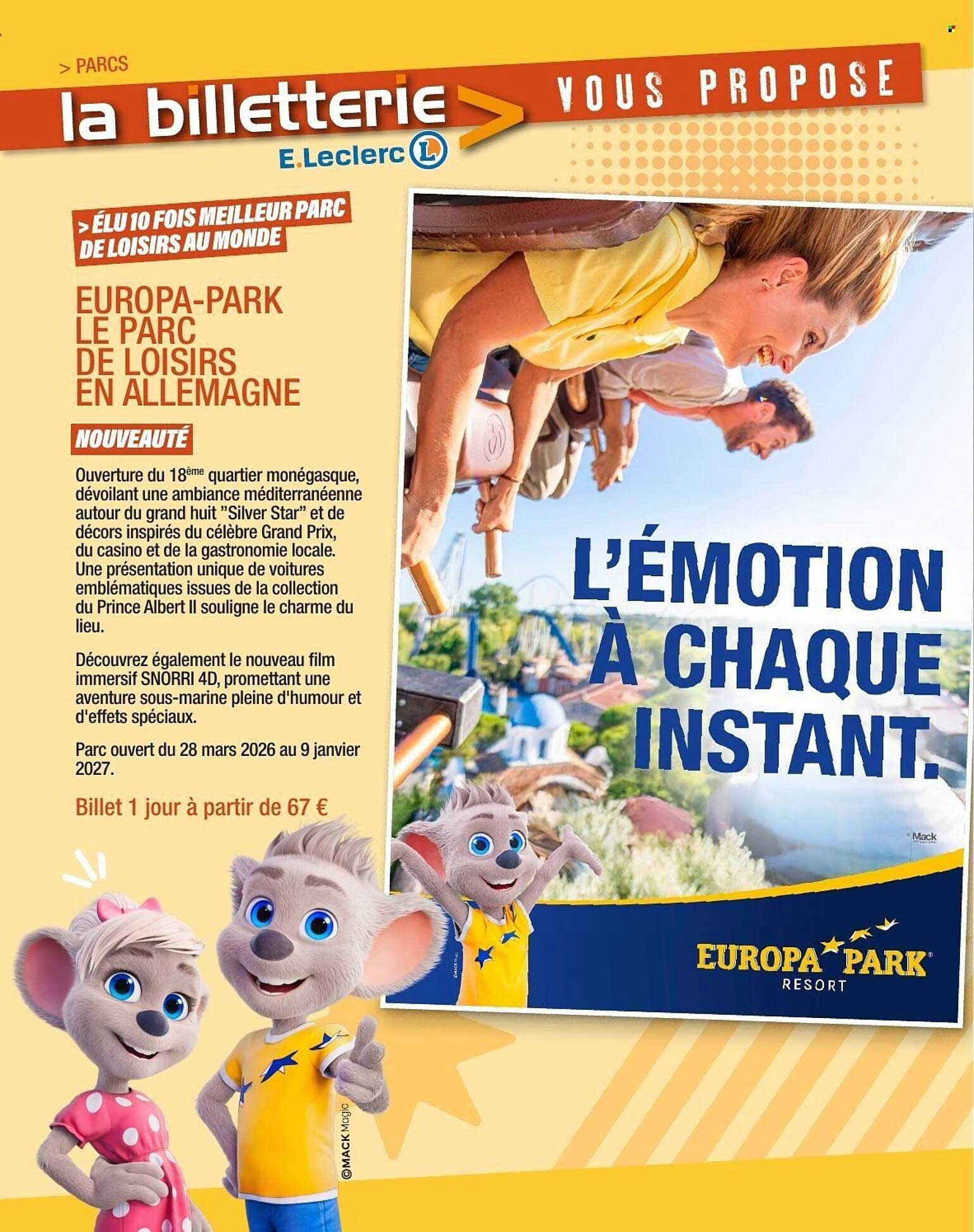 EUROPA-PARK LE PARC DE LOISIRS EN ALLEMAGNE
