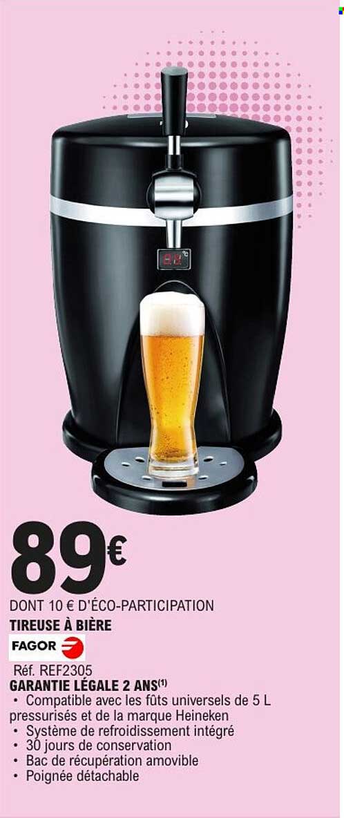 FAGOR TIREUSE À BIÈRE