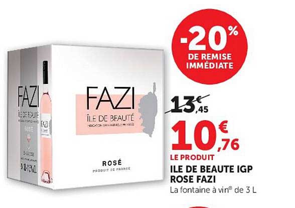 FAZI ILE DE BEAUTE ROSÉ